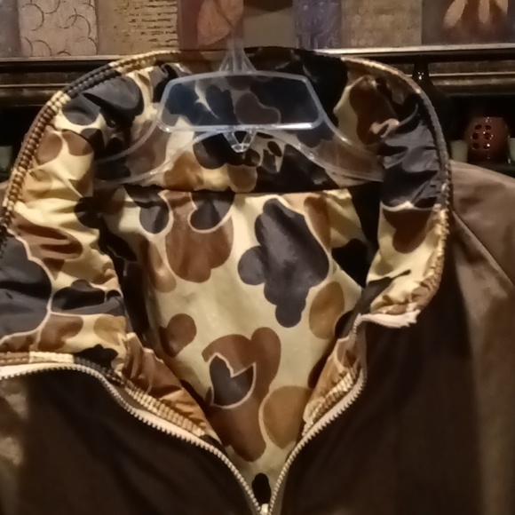 FINAL PRICE Columbia Thinsulate reversible multi-colored camo print jacket Lg - Picture 11 of 12